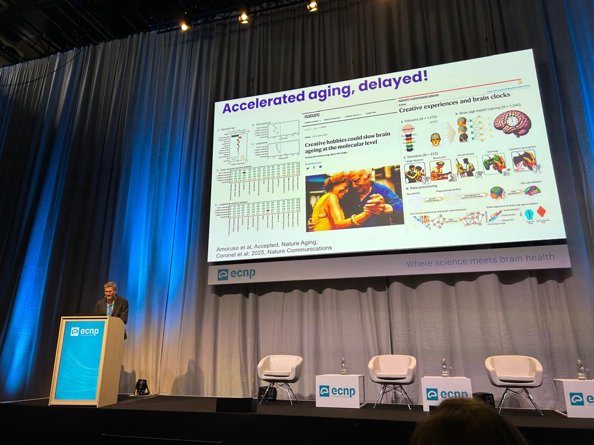 👏 Greatful to <a href="/ecnptweets/">ECNP</a> #ECNP2025 and <a href="/network_alba/">ALBA Network</a> for promoting synergetic mental and brain health approaches in global settings.