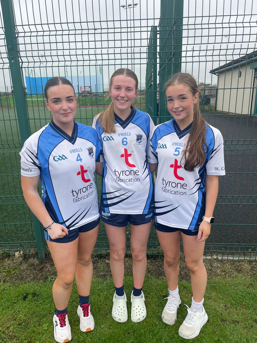 Congratulations to our three Year 12 students Emma Barr, Rose McGinn and Katie Rose Mallon who attended QUB Future Stars Trials at Mid Ulster Sports Arena today! <a href="/stciaransballyg/">St Ciaran's College</a> <a href="/tyronefab/">Tyrone Fabrication </a>