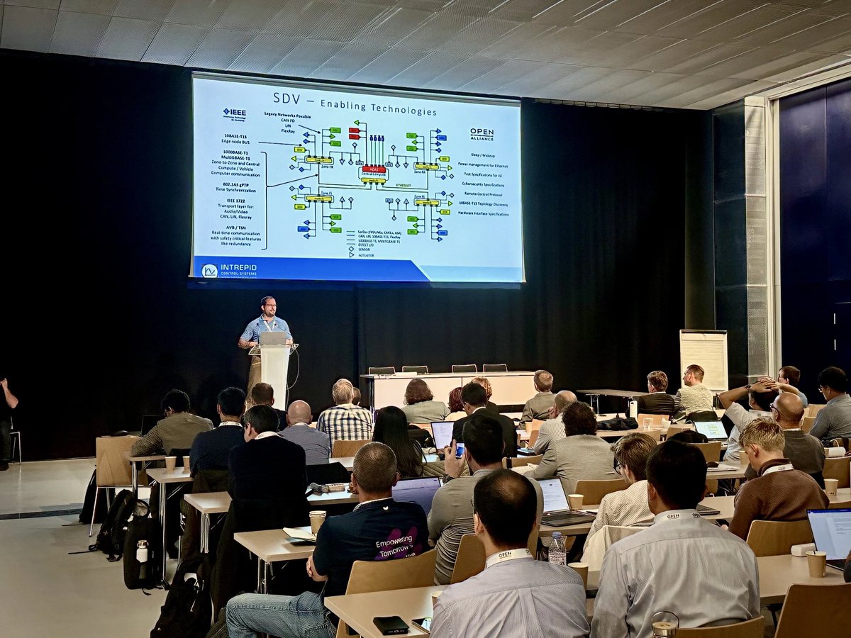 IntrepidControl's tweet image. Thank you to everyone who joined us at the @OPENAlliance2 Members Meeting yesterday! Intrepid’s Automotive MACsec and OPEN Alliance TC17 MKA demo, highlighting newly adopted technologies that are shaping the future of
#OPENAlliance #AutomotiveEthernet #VehicleSpy #RADGalaxy2