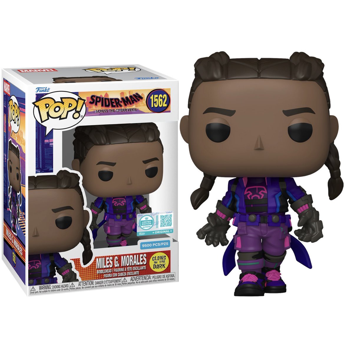 LEFunkoDB's tweet image. 040: GITD Miles G. Morales Funko POP! - 1/9,500

Release: 26/09/25

Limited Edition, 9,500 Pieces Only (Supreme)

Toy Temple Exclusive

#Funko #FunkoPOP #LimitedEdition #SpiderVerse