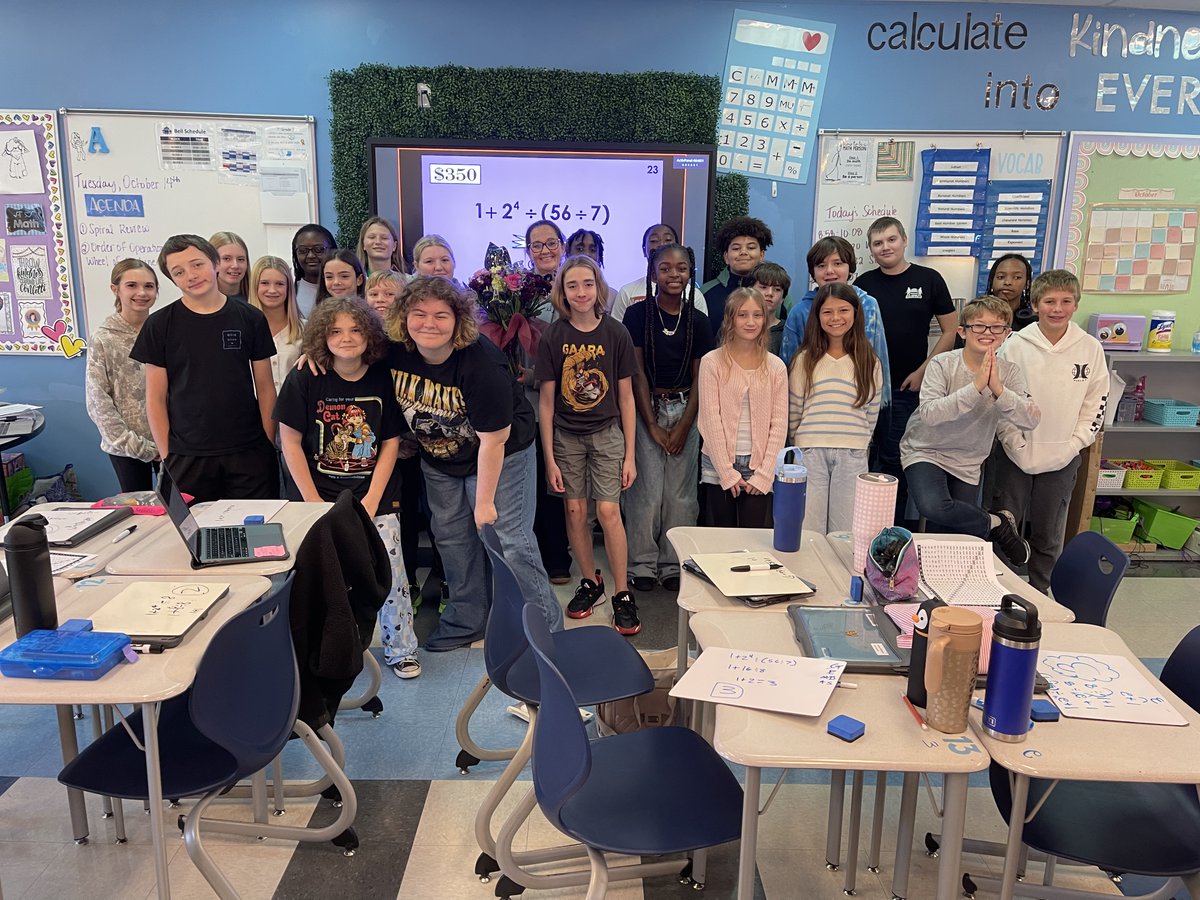 Congratulations to Mrs. Baker on being named the <a href="/GTMSTitans/">GTMS Titans</a> 25-26 Teacher of the Year! 💙