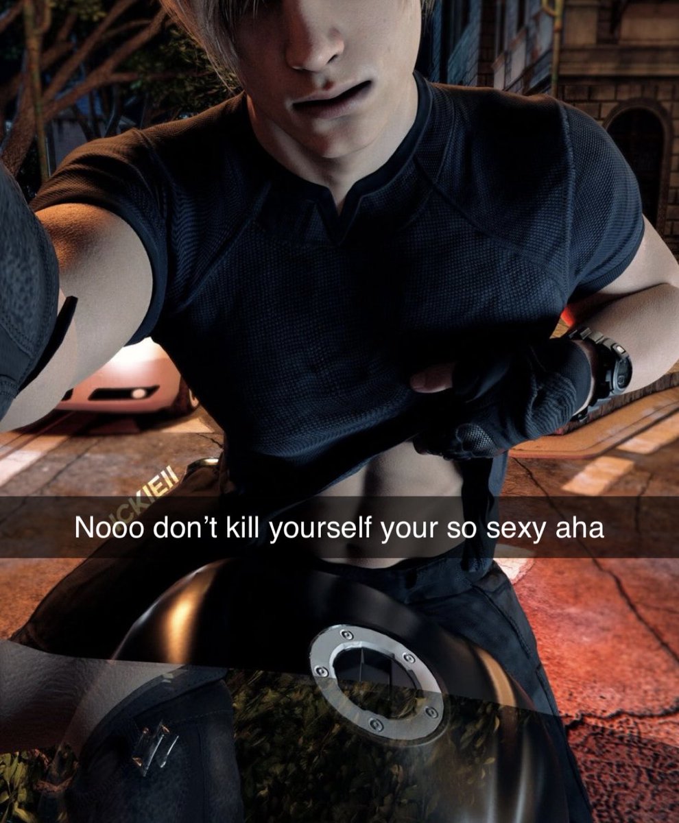 afeefifofumm's tweet image. “Nooo don’t kill yourself your so sexy aha” ahh Leon