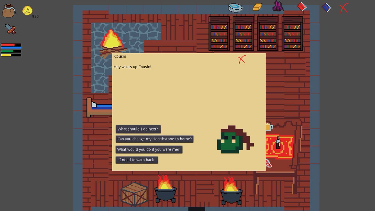 RRedbull_dev's tweet photo. @Dolores_Ent Words of power is a free open world action rpg, with basic roguelite elements. It's a love letter to fans of the old NES art style fused with early open world western RPGs, 

Imagine earthbound meets morrowind

https://t.co/0RfEOVGwlI https://t.co/JGPbgPpWfY