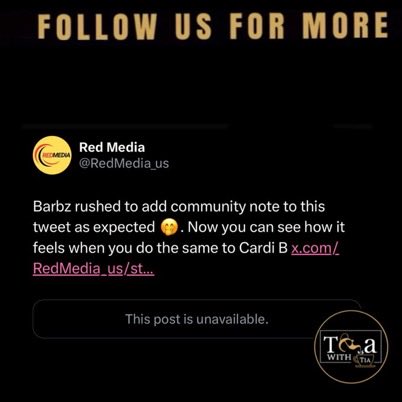 You’re the same page that edited Cassie transcript about Diddys abuse  and put Nicki name on it ! You steady spreading false information about Nicki and you will be gone ! 

Btch you’re part of cardis team and will do anything to spread fake shit