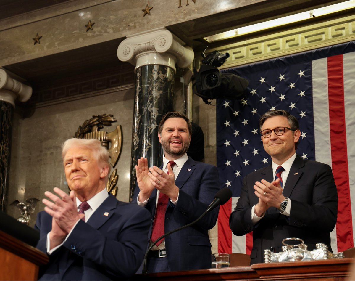 SpeakerJohnson's tweet image. While Republicans are accomplishing unprecedented, historic, heroic things—Democrats are playing harmful, partisan games.
The contrast could not be clearer.