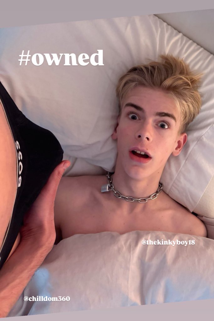 I’m a good boy, I swear. 🥺 Wanna use me together with my Master? 👀 Onlyfans.com/thekinkyboy18