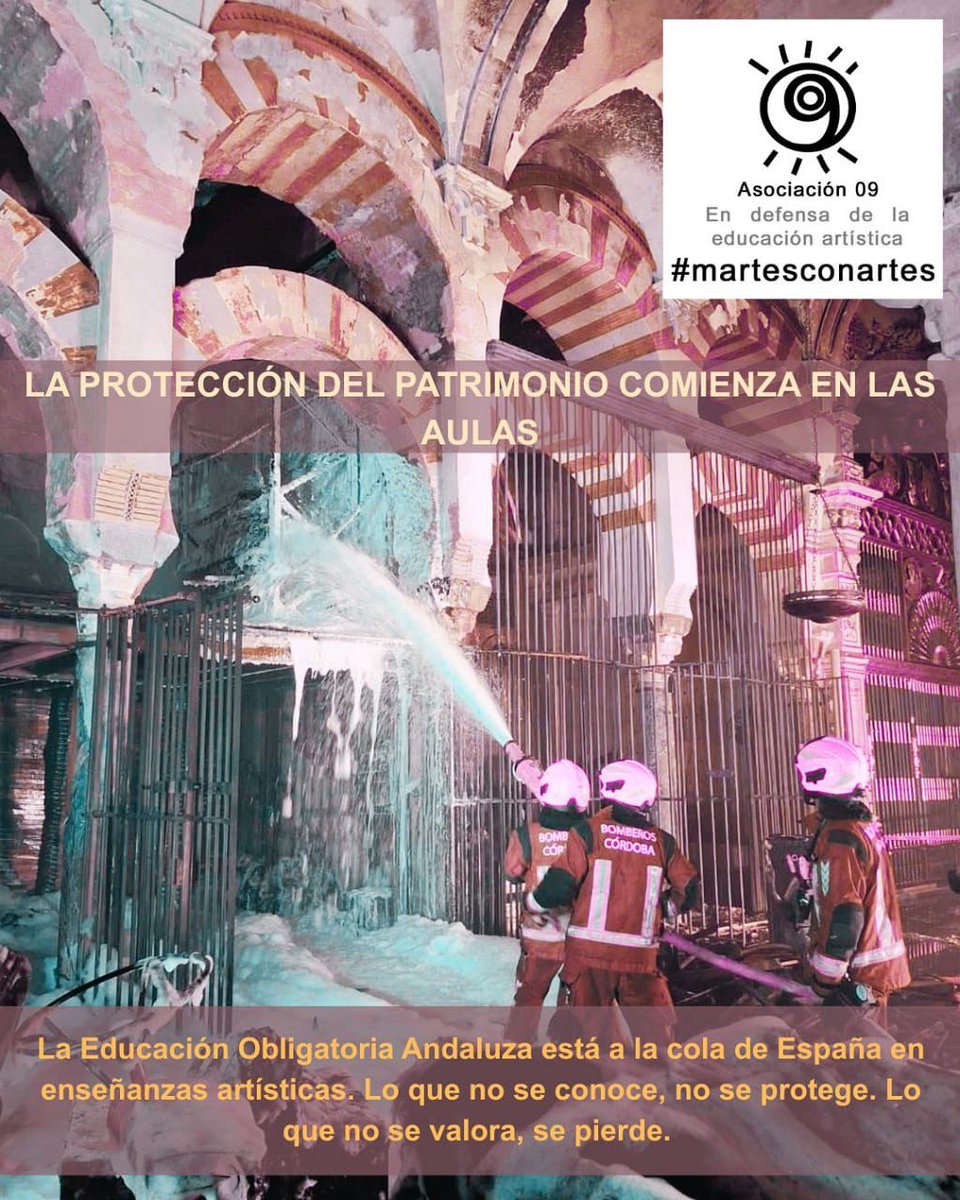 En defensa de la Educación Artística #martesconartes
<a href="/MC_CastilloMena/">Mª Carmen Castillo Mena</a> <a href="/EducaAnd/">Consejería Desarrollo Educativo y FP</a> <a href="/usteaeducacion/">USTEA Educación</a> <a href="/No_Sin_Artes/">EducacionNoSinArtes</a> <a href="/educaciongob/">Ministerio de Educación, FP y Deportes</a> @fadip_org <a href="/apimadrid/">APIMadrid</a> <a href="/andaluciajunta/">Junta de Andalucía</a>  
<a href="/JuanMa_Moreno/">Juanma Moreno</a> 

Manifiesto: asociacion09.es/2025/09/28/en-…