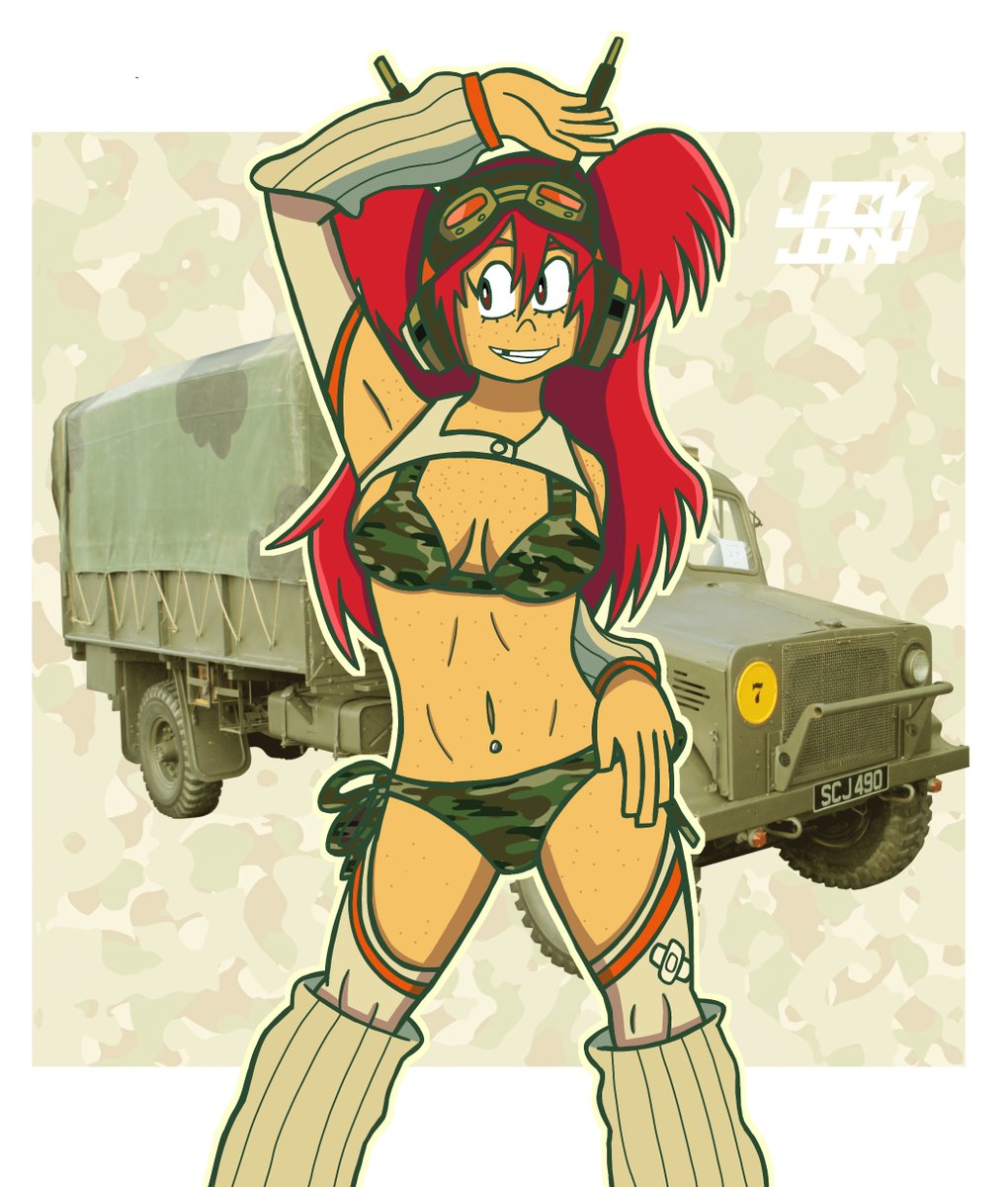 Truck the best camouflage pattern bikini girl of all time.
#TruckDTIYS