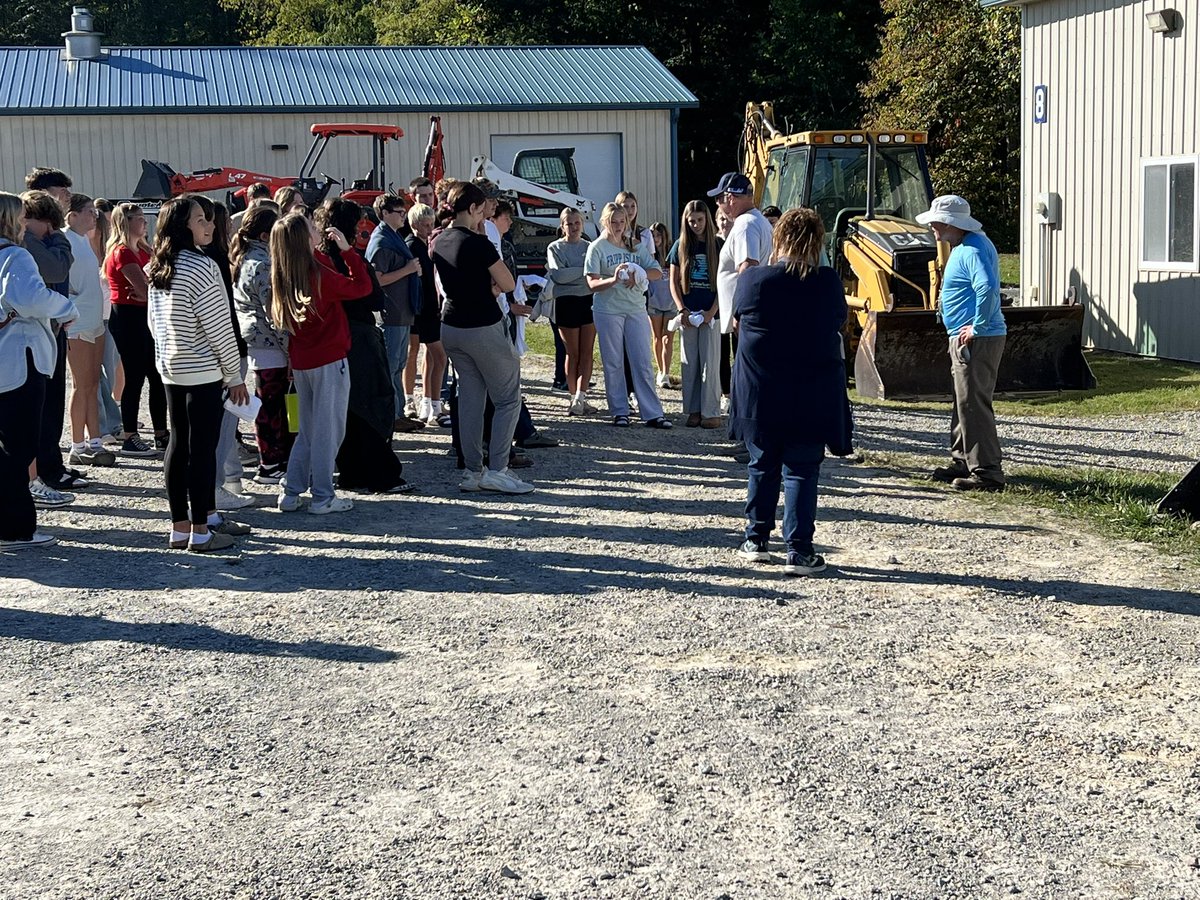 Our 8th graders spent the morning at the Southeastern Career Center learning about all of the amazing training opportunities.