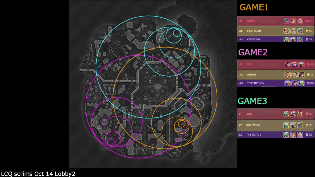 ZonePatterns1's tweet image. LCQ scrims 1014 lobby2