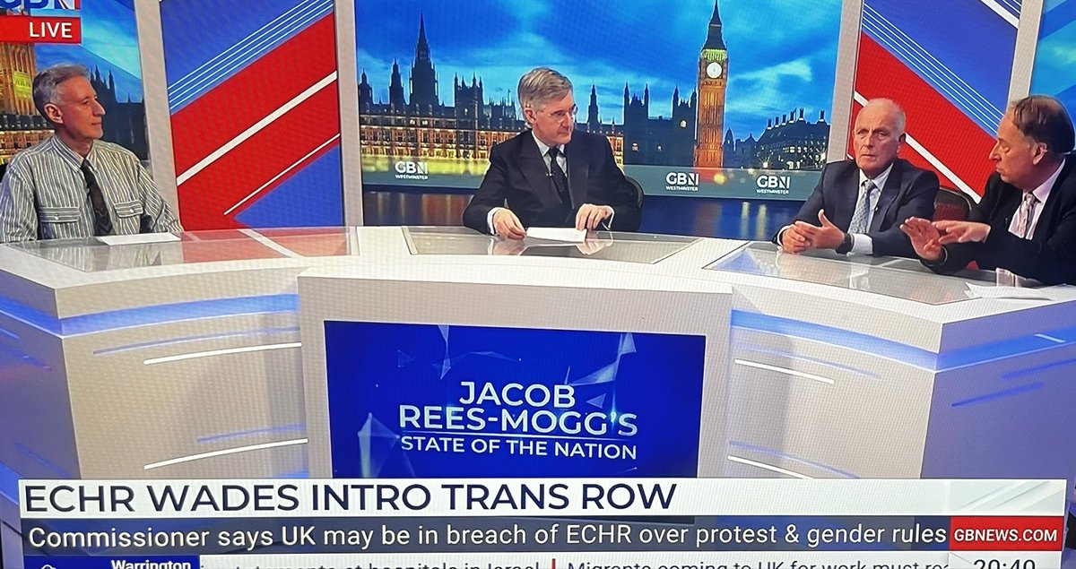 JournalismSEEN's tweet image. It’s rather frustrating to see four middle-aged to elderly men discussing the ECtHR on an issue that mostly affects women, and young women at that
Also - they called Peter Tatchell. Why? Did everyone else say no?
@GBNEWS