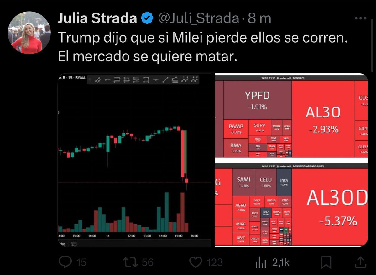 Me causa gracia como admiten que son el CANCER de la Argentina. Casi que con orgullo.