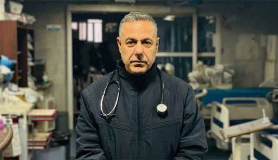 Siyonist İşgalcilerin esir takası listesinde adının Olmasına rağmen hala serbest bırakılmayan,

Dr. Hussam Ebu Safia'nın sağlık durumu eskisinden daha da kötüleşiyor. 😥

Dr.Hussam Abu Safıyah serbest bırakılsın.

Susma SES OL!

#FreeDrHussamAbuSafiya
#FreeDrHussamAbuSafiya