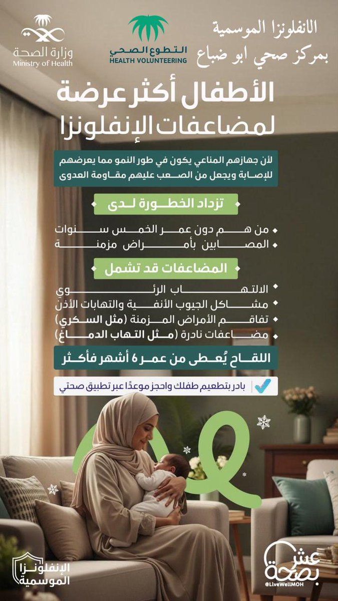 mrkzsb's tweet photo. الانفلونزا الموسمية بادر باخذ اللقاح بمركز صحي أبو ضباع https://t.co/gxJdp01Gqb