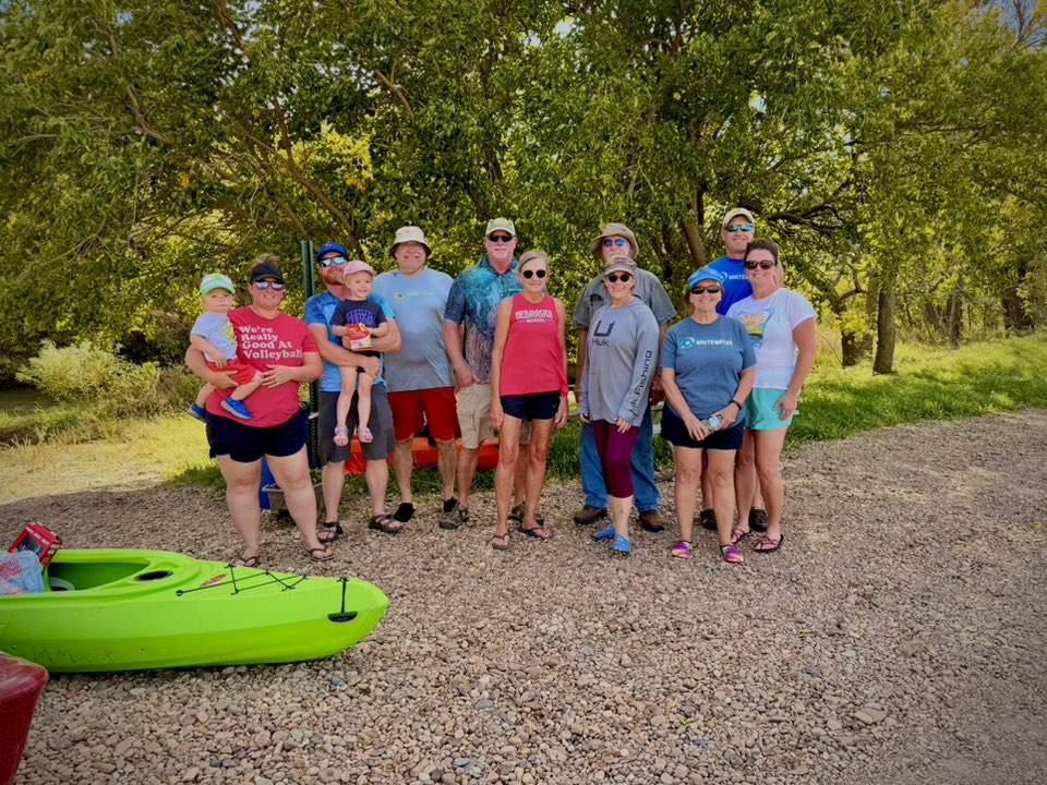 KWA members enjoyed a perfect day on the Kearney Water Trail! You can be a part of our group and make a difference in the community. We are now taking memberships for 2026, join us by visiting the following link - kearneyfoundation.fcsuite.com/erp/donate/cre…