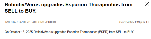 TadDickson333's tweet photo. #Esperion #BempedoicAcid  $ESPR https://t.co/qGghzyT0X0