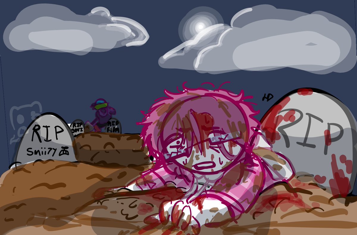 #frousetober2025 Day 14: Graveyard

IM FOREVER BALLIN TO THE COFFIN IM A GRAVE DIGGER GRAVE ROBBIN BIG SWINGER

#frousetwt #elilikesricefanart