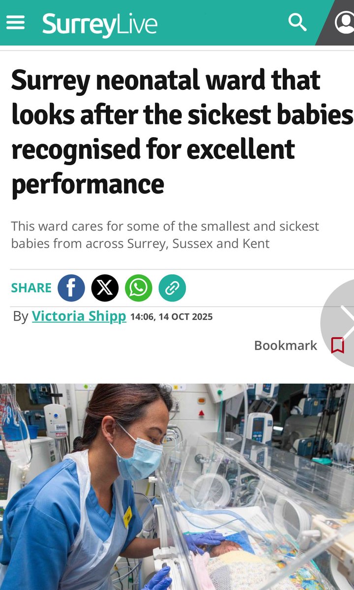 StNicu's tweet photo. A huge well done to our team on not ONE but FOUR outstanding outlier NNAP performance measures! As reported in @surreylive today! https://t.co/DBTGLpzdWp https://t.co/pHD6cFUAcm