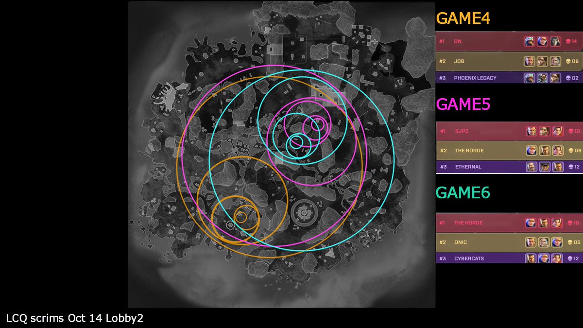 ZonePatterns1's tweet image. LCQ scrims 1014 lobby2