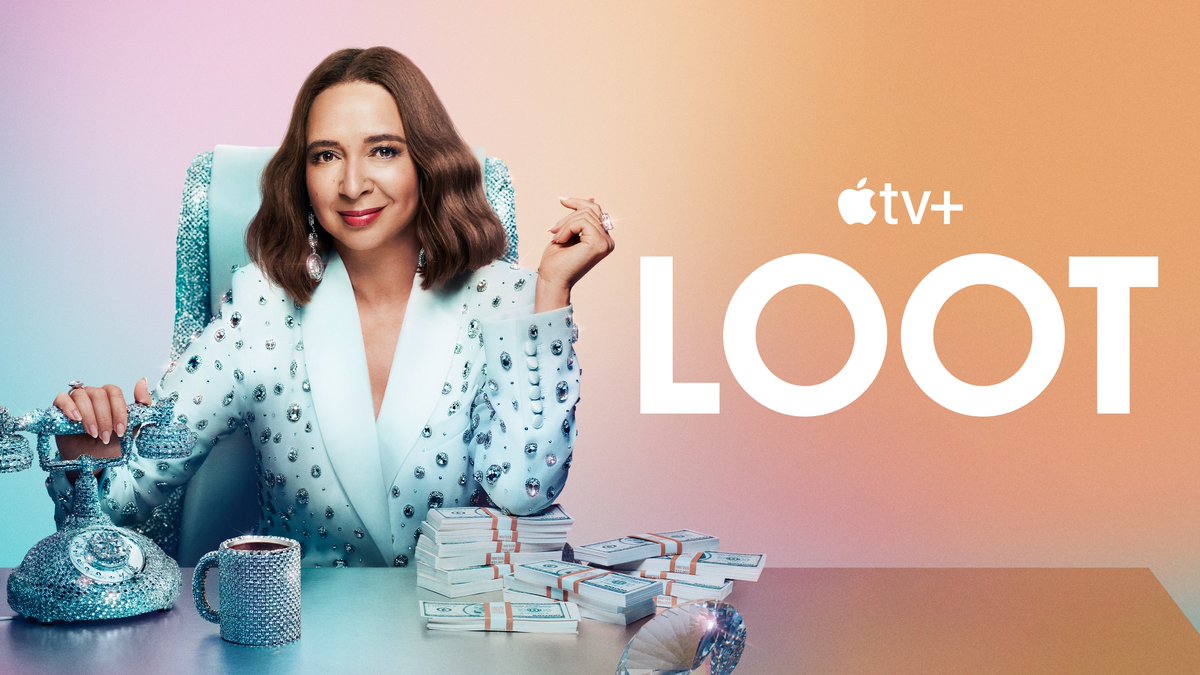 AppleTVNewsHub's tweet photo. The first 2 episodes of #Loot Season 3 starring Maya Rudolph are now streaming on #AppleTV https://t.co/0Vgqpnc6gK