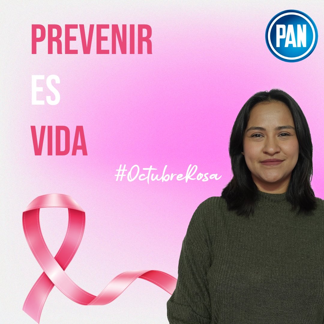 La prevención salva vidas, checate y cuidate.

La lucha es de todas y prevenir es vida🙌🏼

#UnidasTodasEnAcción 🔵
#OctubreRosa 🎀