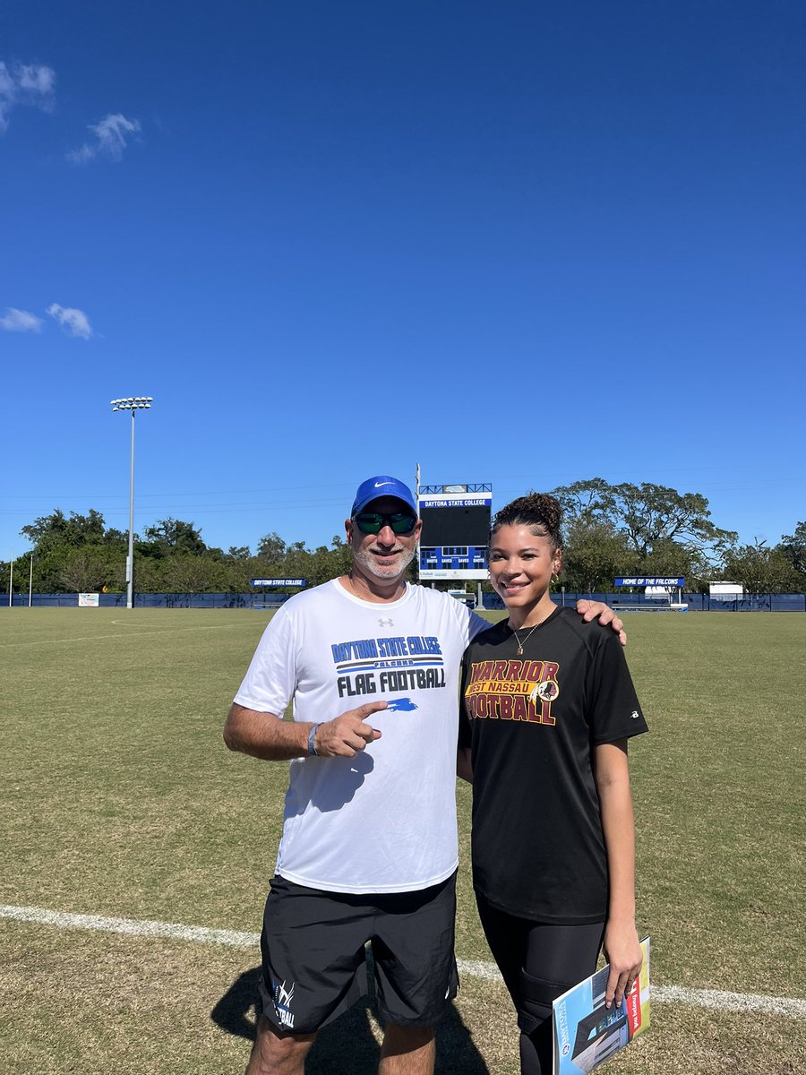 Had an amazing visit at Daytona State College today! Thankful for the opportunity to learn more about their campus and flag program 💙🏈
<a href="/Dscflagfootball/">DSC_flagfootball</a> 
<a href="/BColubiale/">Brian Colubiale</a>