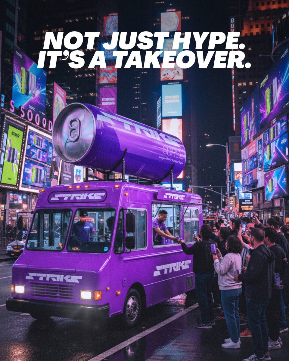 StrikeEnergyCom's tweet image. Thrill in every can, takeover in every move. 

#StrikeEnergy #Strike #FuelYourPlay #Striker #BoldEnergy