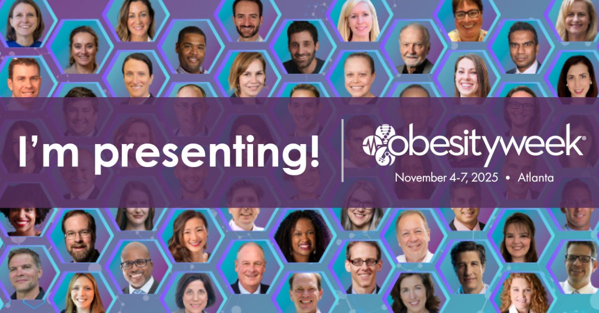 Hello,

I'll be at ObesityWeek 2025 and would love to see you there! Will you join me? 

Learn more and register here: invt.io/1exbd3xos22

See you there,

#obesityweek2025