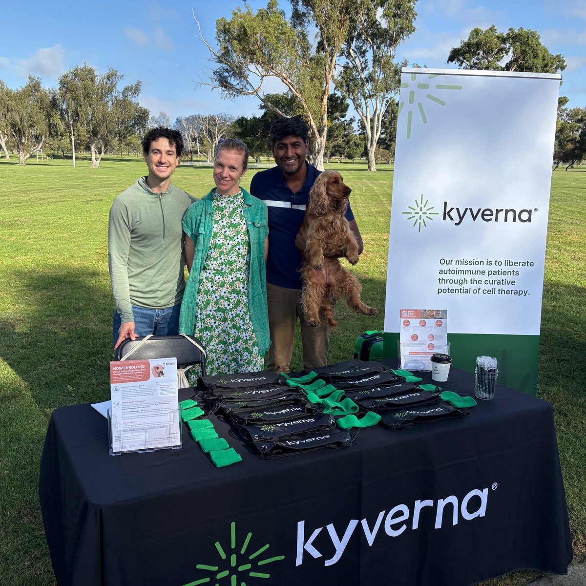 Kyverna_Tx's tweet photo. We were proud to support @MyastheniaOrg at the MG Walk in SoCal and Community Health Fair in Houston. Thank you for the opportunity to educate patients, caregivers, and advocates about Kyverna's CAR T-cell therapies.
#MGCommunity #MGFA #AutoimmuneAwareness #PatientAdvocacy