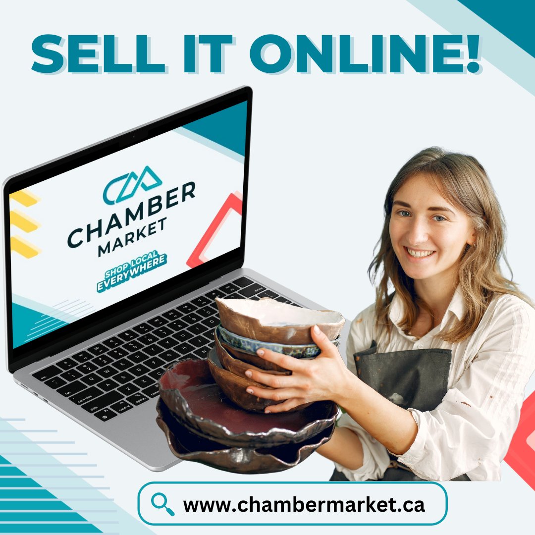 Whether you create handmade pottery, jewelry, candles, art, or baked goods, Alberta Chamber Market helps you reach more customers while keeping your business proudly local. 💻✨
👉 Learn more and start selling at chambermarket.ca