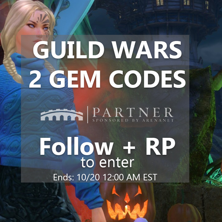 TiffyMissWiffy's tweet image. 🎉Guild Wars 2 Gem Giveaway🎉  
➡️TWO winners 
➡️400 gems each 

How to Enter ⬇️: 
1. Follow this account @TiffyMissWiffy 
2. Share this post  

Sponsored by ArenaNet  

Contest ends October 20th 12:00 am EST #GuildWars2 #gw2
