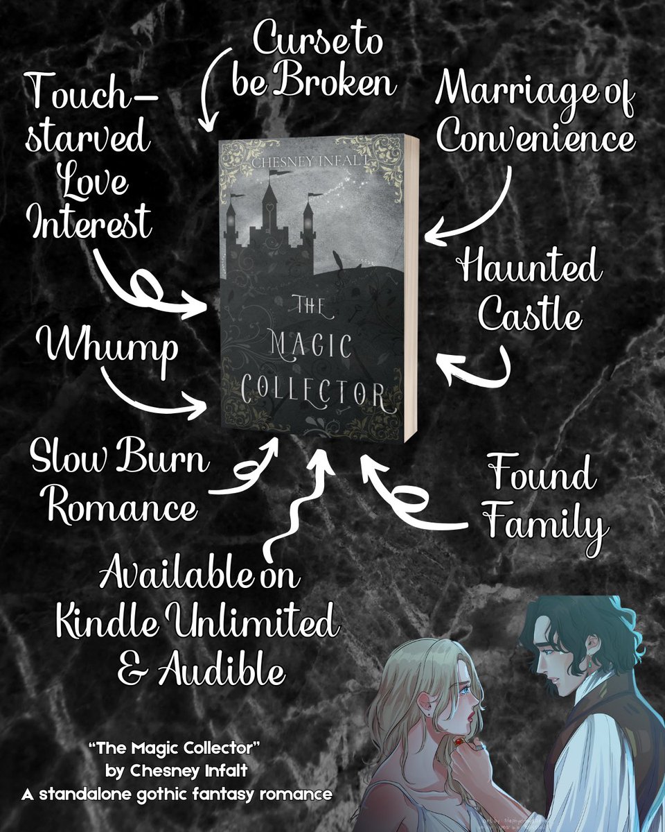 This isn’t what the ghost librarian looks like in The Magic Collector, but it’s as close as I could get! 👻 

If you like mild spooky that’s more vibes with lots of adventure and a slowburn romance, try my gothic fantasy romance inspired by Howl’s Moving Castle.

#BookTwitter