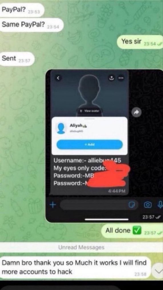 Fastfix_Tech's tweet image. Book a session now If you are interested in #hack
#snaphack #buyingcontent
🔗 🔗()
Pay before service!!!
#telegramlinks
#monkeyapp
#snapchatleak
🌐
#snapleak
#instagramhack
#purchasesnaphack🆃🅴🆇🆃 🅷🅴🆁🅴⤵️