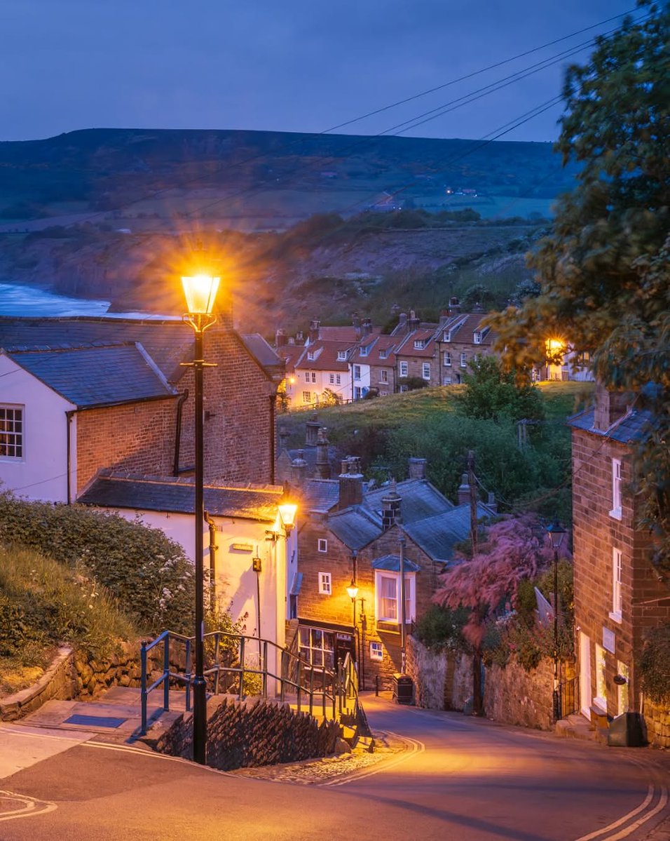 Robin Hood's Bay at night ✨