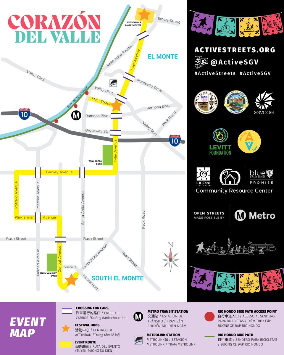 ActiveSGV's tweet photo. Celebrate El Monte & South El Monte at Active Streets: Corazón de Valle on Nov 2. Walk, ride, and connect with your neighbors. #ActiveSGV https://t.co/OiKzVAfhOf