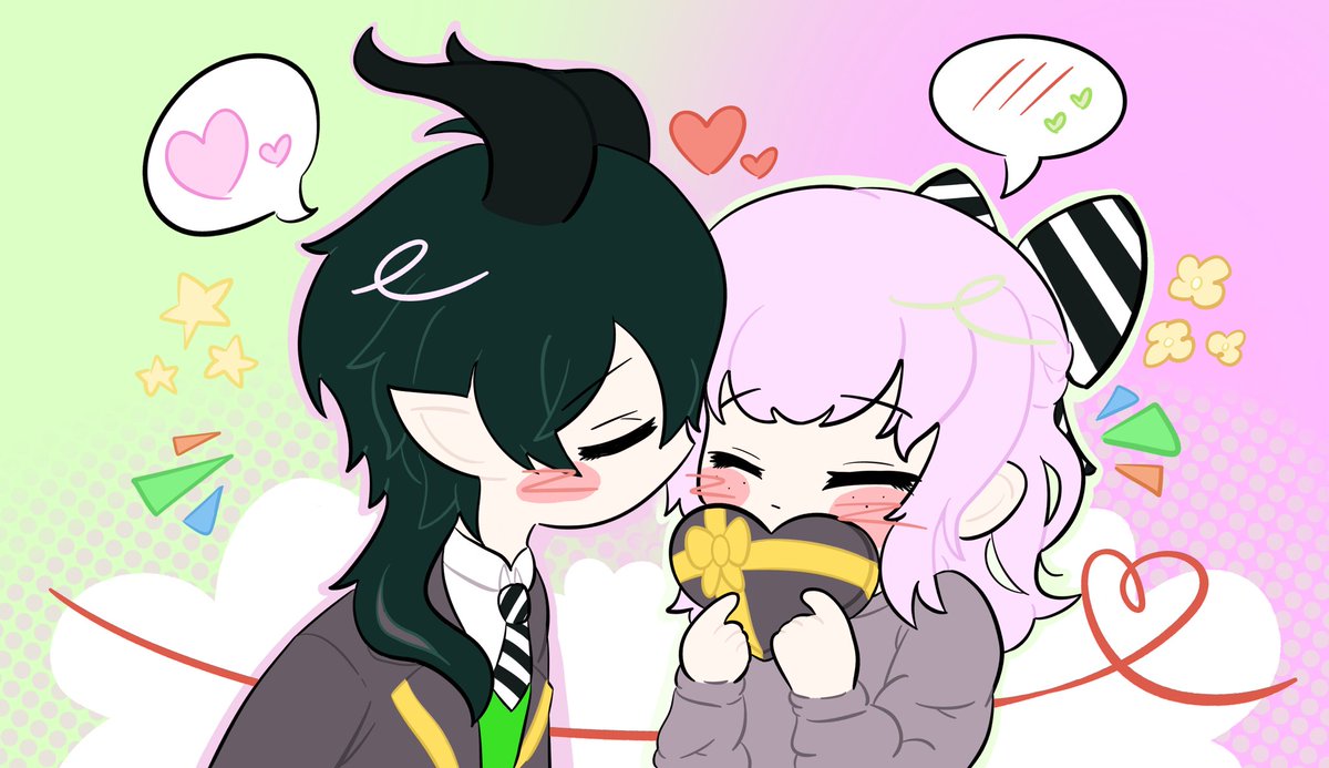 Rare Nanamal art sighting 👀🩷💚
#twst #yumeart