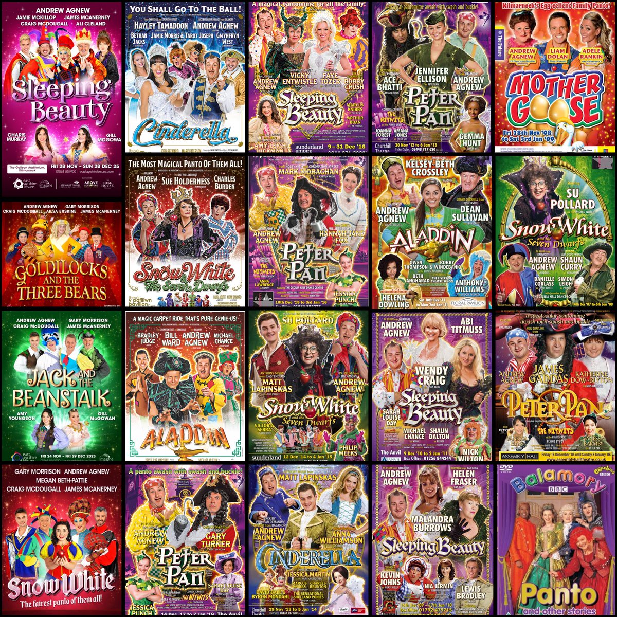 This year's Panto artwork joining the rest. You know I love a collage. Look at these lovely people. Xx ❤️ #Balamory #Panto #PcPlum