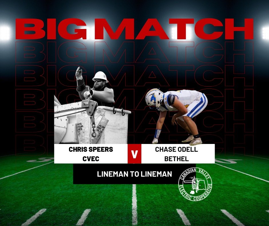 CVEC_Oklahoma's tweet image. ⚡🏈 Lineman to Lineman 🏈⚡
Chase: toughest, most coachable, always on time, leading by example. Two worlds. One title. Same grit. CVEC VS Bethel HS.
#CVEC #Bethel #LinemanToLineman #FridayNightLights #PowerOn