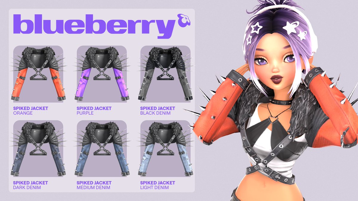 WearBlueberry's tweet image. It's giving main character energy 😍 Spiked Jacket with a Fur Collar
roblox.com/catalog?Keywor…
#roblox #robloxugc