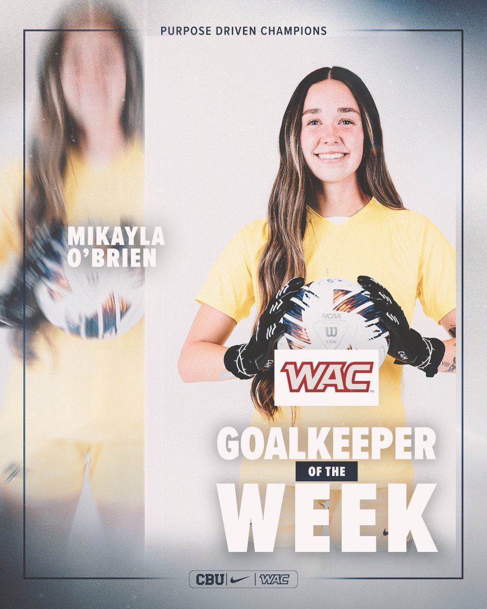 CBUwsoccer's tweet photo. 👏𝐖𝐀𝐂 𝐀𝐖𝐀𝐑𝐃 𝐒𝐖𝐄𝐄𝐏👏

Summer, Mikayla, and Anja, take a bow!

#LanceUp⚔️ https://t.co/Ej7rFtc7H4