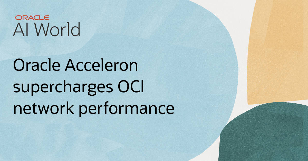 OracleAIWorld's tweet image. Learn how our next-generation cloud network architecture supports the performance and security demands of the AI era at no extra cost: social.ora.cl/6017AI2Xb