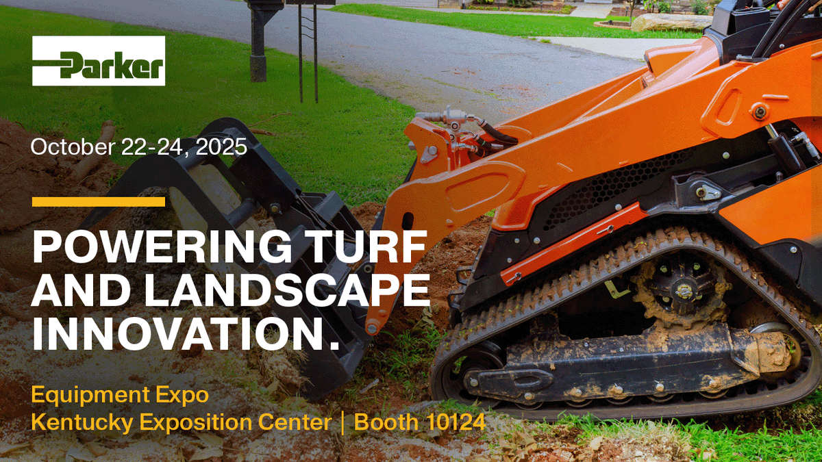 Parker is bringing smarter #LawnAndTurf solutions to #Equip2025. Stop by Booth 10124 to explore how we’re driving innovation in equipment performance and reliability across the #LandscapeIndustry prker.co/3IWHzfd