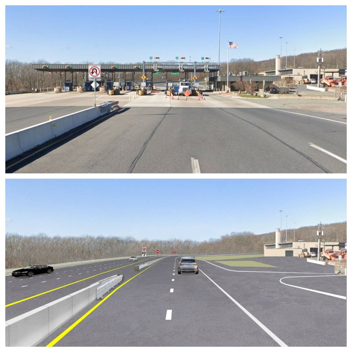 TCRPC's tweet image. The massive transformation happening on the #PATurnpike is literally changing the landscape sbee.link/6kjr8bgxvp #tollroads #infrastructure