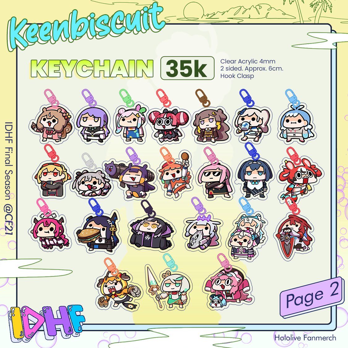 KEENBISCUIT HOLO MERCH ?!🫨
COMIFURO 21 Pre-orders are now open ! Pick up both days & mail order 🔥 You can check the website for the full catalog !
🔗 https://t.co/HhOJQXZ7pD
🗓️ 14 Oct - 19 Oct 2025
📌 AB - 12
#CF21 #Comifuro21 #comifuro21catalog