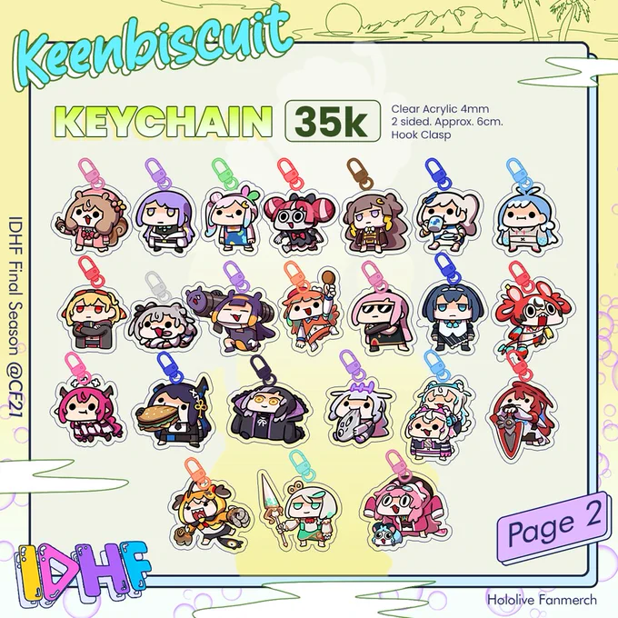 KEENBISCUIT HOLO MERCH ?!🫨
COMIFURO 21 Pre-orders are now open ! Pick up both days &amp; mail order 🔥 You can check the website for the full catalog !

🔗 https://t.co/HhOJQXZ7pD
🗓️ 14 Oct -  19 Oct 2025
📌 AB - 12
#CF21 #Comifuro21 #comifuro21catalog 
