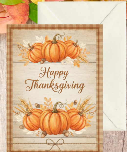 Dealtimefreaks's tweet image. Send love this Thanksgiving the old-fashioned way 🧡
Print, write, and mail this beautiful 5x7 rustic pumpkin card — a cozy touch your loved ones will treasure 🍂
creationblissstudio.etsy.com/listing/438656…
#ThanksgivingCard #PrintableCard #HappyThanksgiving