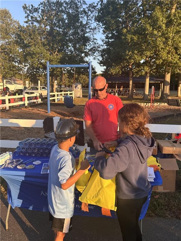 We had a great time connecting with the community at Upper Township Fire &amp; Emergency Services for Fire Prevention Week! Thanks to everyone who stopped by our table to learn more about water safety &amp; fire preparedness. Visit ow.ly/5cxI50XaLfz <a href="/NFPA/">NFPA</a> to learn more.