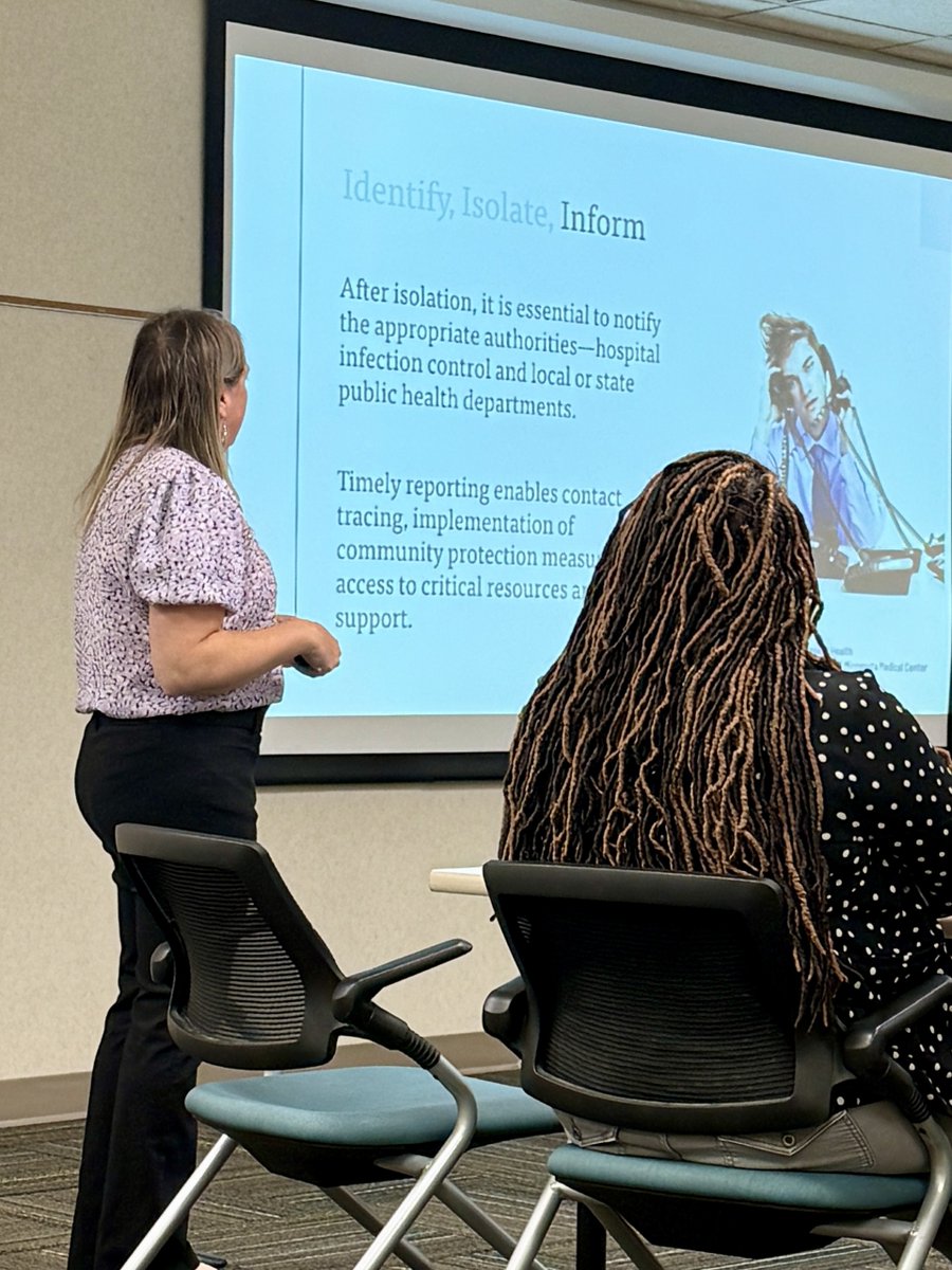 TheNETEC's tweet image. 🚑 Training on the frontlines!
Members of the Region 5 RESPTCs Ryan Thatcher (@CorewellHealth) & Sarah Haroth (@MHealthFairview) led an #HCID training for Milwaukee EMS, hospital & public health partners.
Hands-on skills: PPE, waste mgmt, ambulance prep & more.
#NETEC #RESPTC