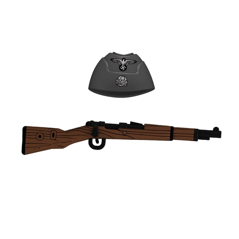 Brickfigurez's tweet photo. STG44 &amp; KAR98k accessories with Waffen SS caps included. SS Pea Dot camo minifigures aren’t shown. See link in bio for full details.

#brickfigurez #customminifigure #minifigures #buildingblocks #brickcollection #brickfans #legocommunity #minifigurecollectors #brickbuild https://t.co/z5QbBh1RTG