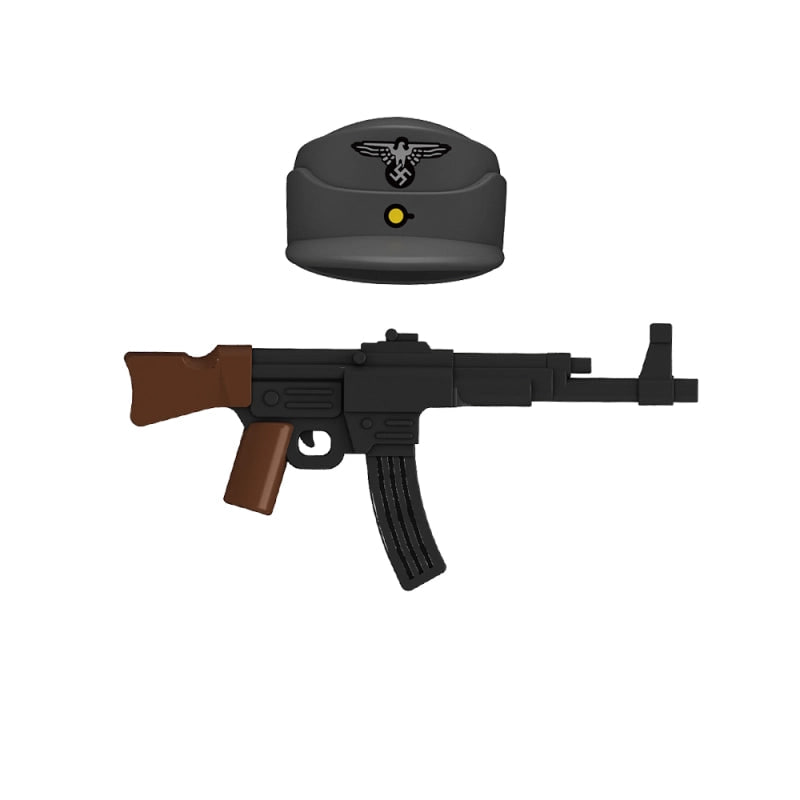 Brickfigurez's tweet photo. STG44 &amp; KAR98k accessories with Waffen SS caps included. SS Pea Dot camo minifigures aren’t shown. See link in bio for full details.

#brickfigurez #customminifigure #minifigures #buildingblocks #brickcollection #brickfans #legocommunity #minifigurecollectors #brickbuild https://t.co/z5QbBh1RTG